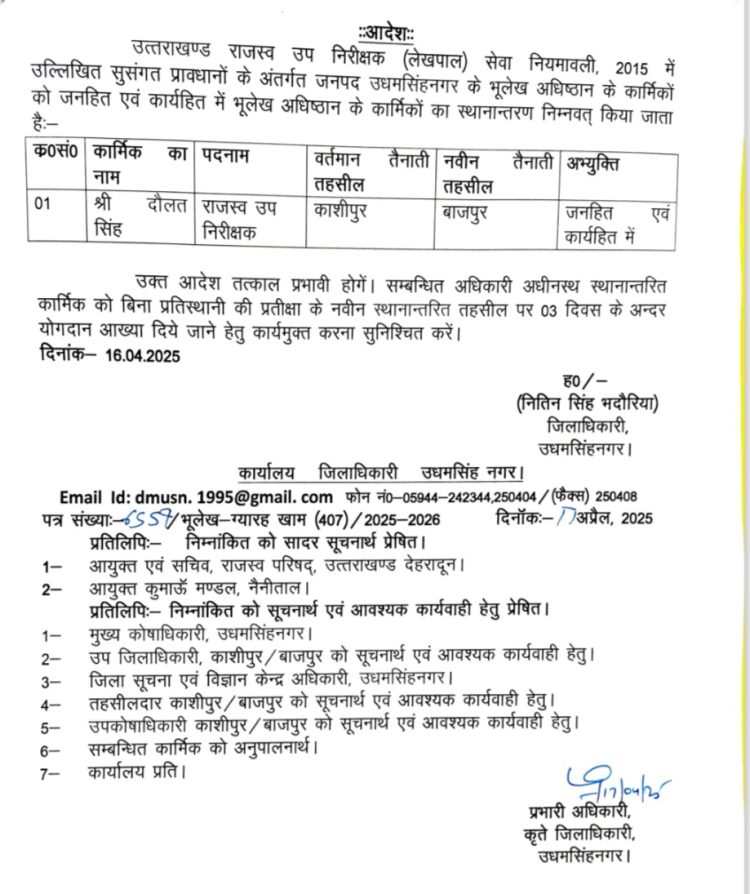 उधम सिंह nagar